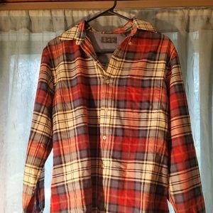 Red white blue button up